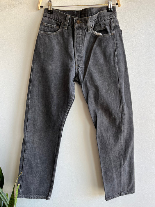 Vintage 1980’s Levi’s 501 Black Denim Jeans - La Lovely Vintage 