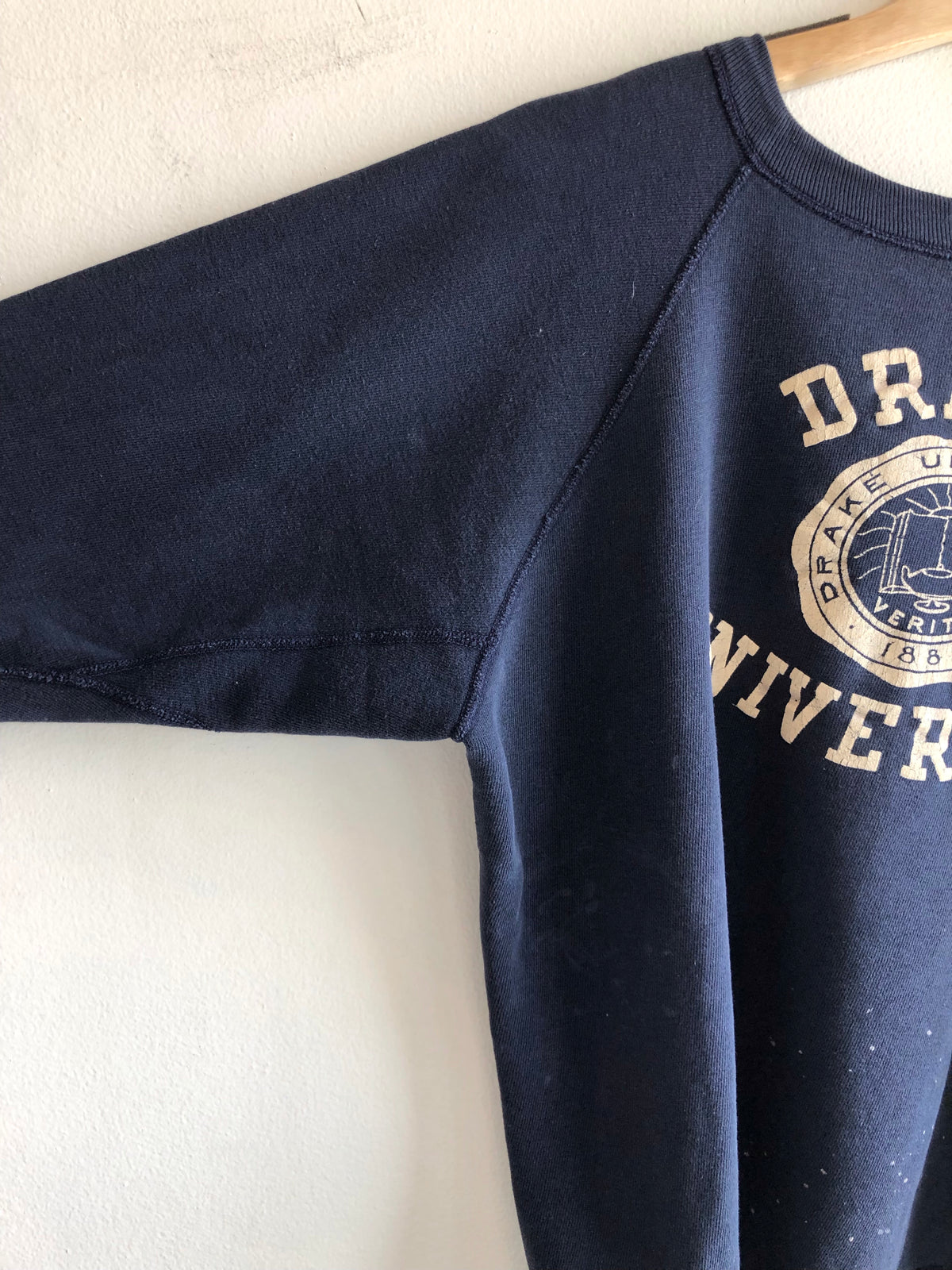 Vintage 1950’s Champion “Running Man” Drake College Sweatshirt - La Lovely Vintage 