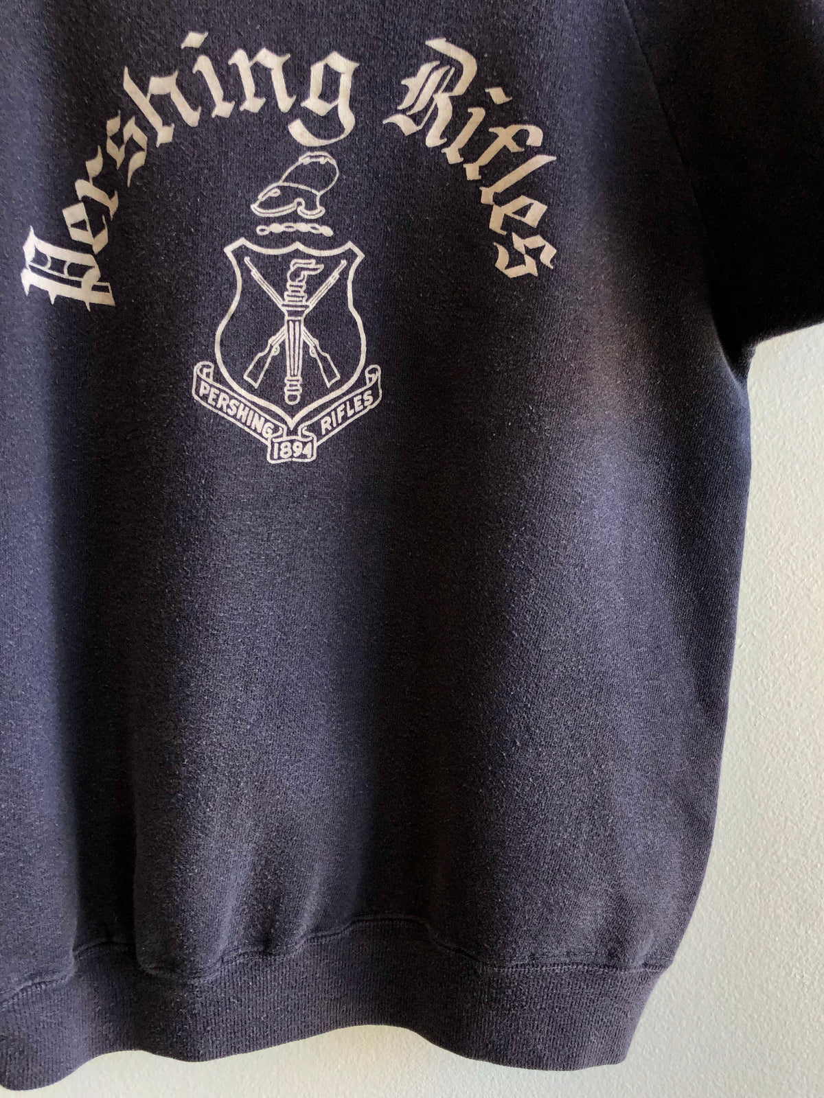 Vintage 1960’s Pershing Rifles Short Sleeve Sweatshirt - La Lovely Vintage 