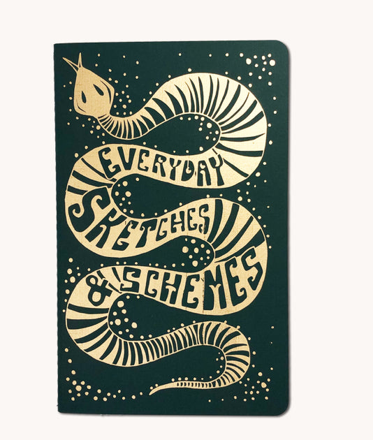 The Rainbow Vision -  Sneaky Snake Notebook - La Lovely Vintage 
