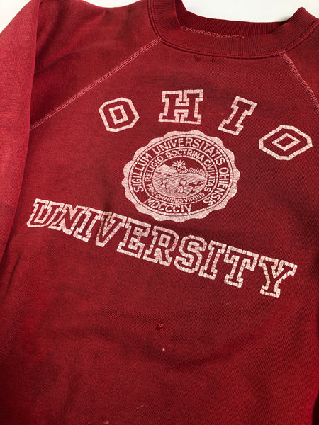Vintage Sun-Faded 1960’s Ohio University Sweatshirt