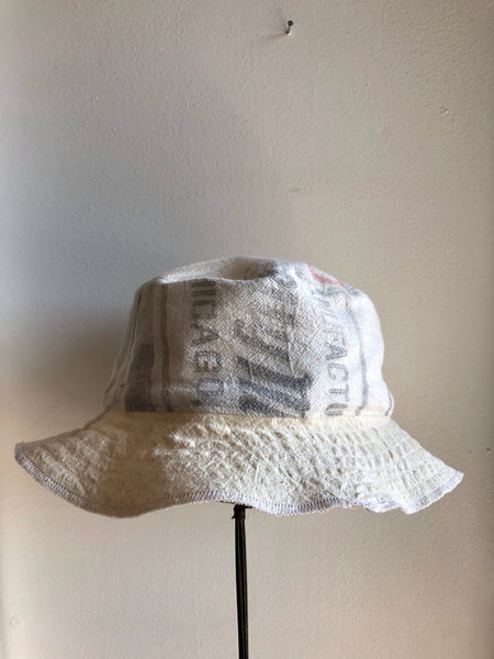 Vintage Feed Sack Custom DDV Bucket Hat