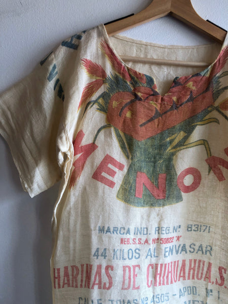 Vintage 1960’s Feed Sack Shirt