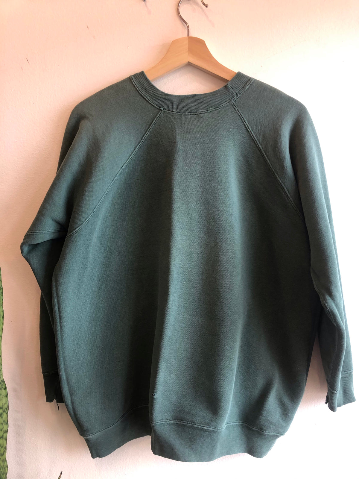 Vintage 1960’s Mayo Spruce Forest Green Crewneck Sweatshirt - La Lovely Vintage 