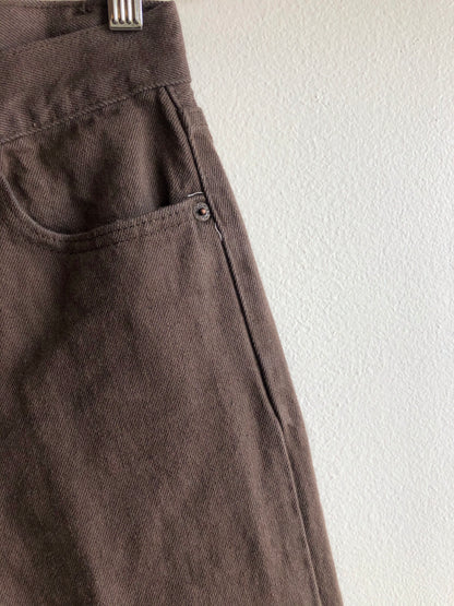 Vintage 1980's Levis 501s Brown Denim Jeans - La Lovely Vintage 