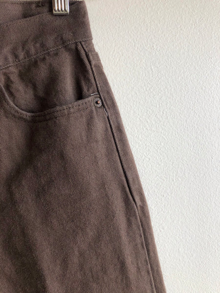 Vintage 1980's Levis 501s Brown Denim Jeans