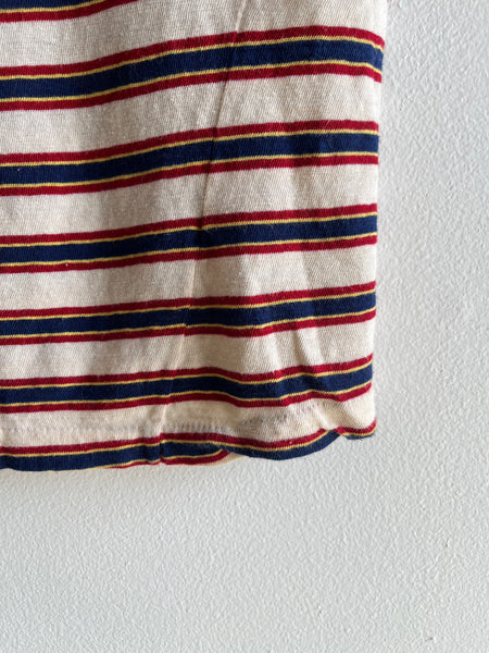 Vintage 1960’s Red and Blue Striped Tank top