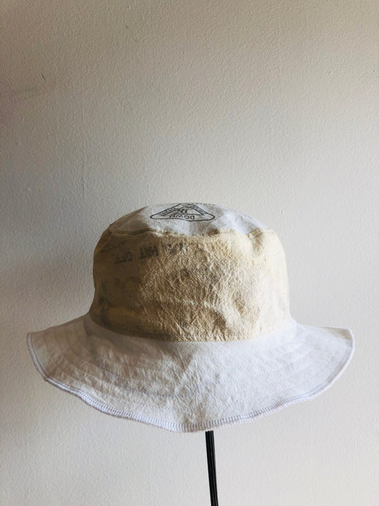 Vintage Feed Sack Custom DDV Bucket Hat - La Lovely Vintage 
