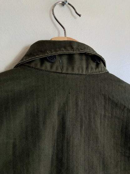 Vintage 1940/50’s U.S. Army HBT 13-Star Button Up Shirt - La Lovely Vintage 