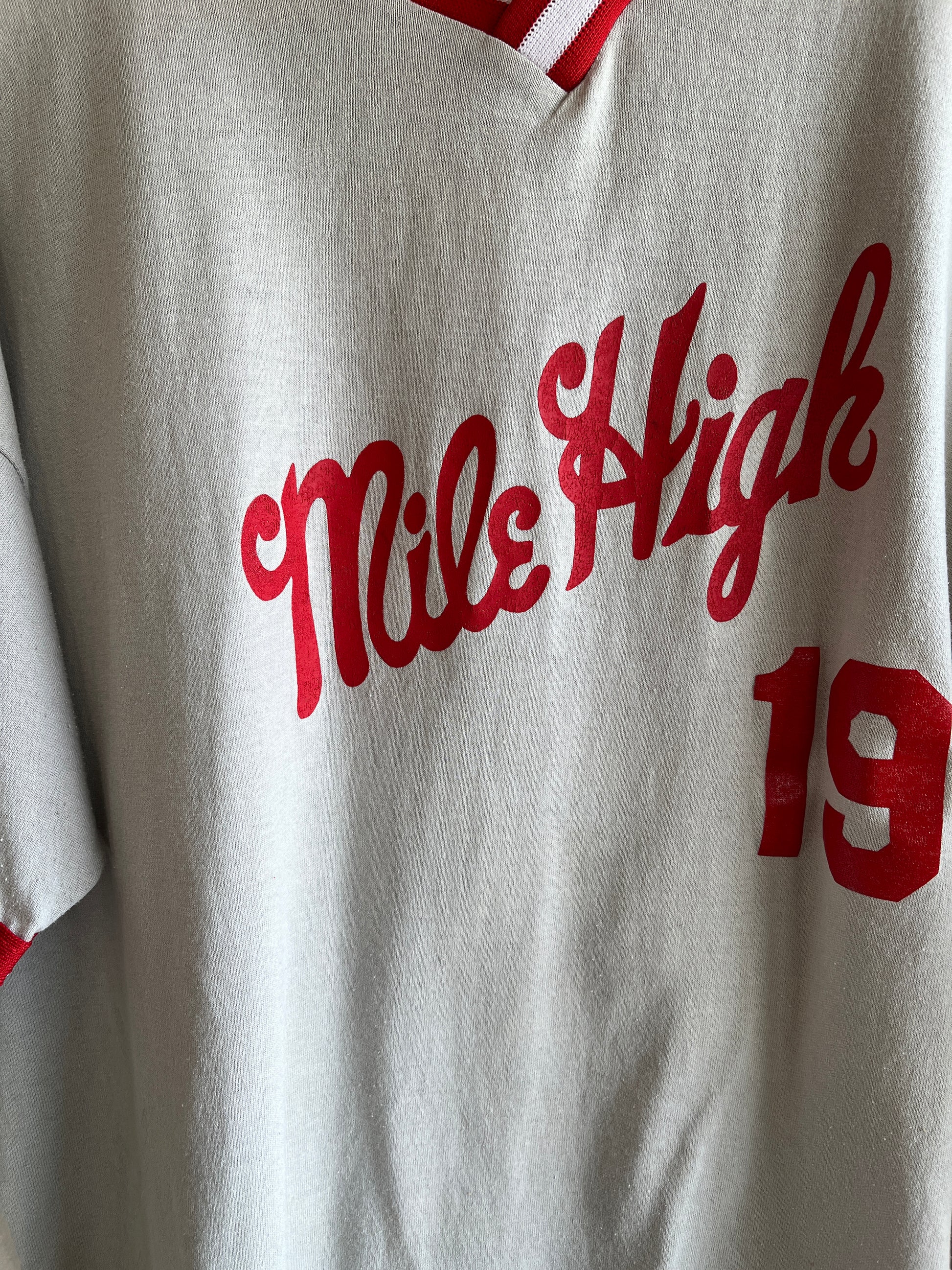 Vintage 1980’s Mile High Baseball T-Shirt - La Lovely Vintage 