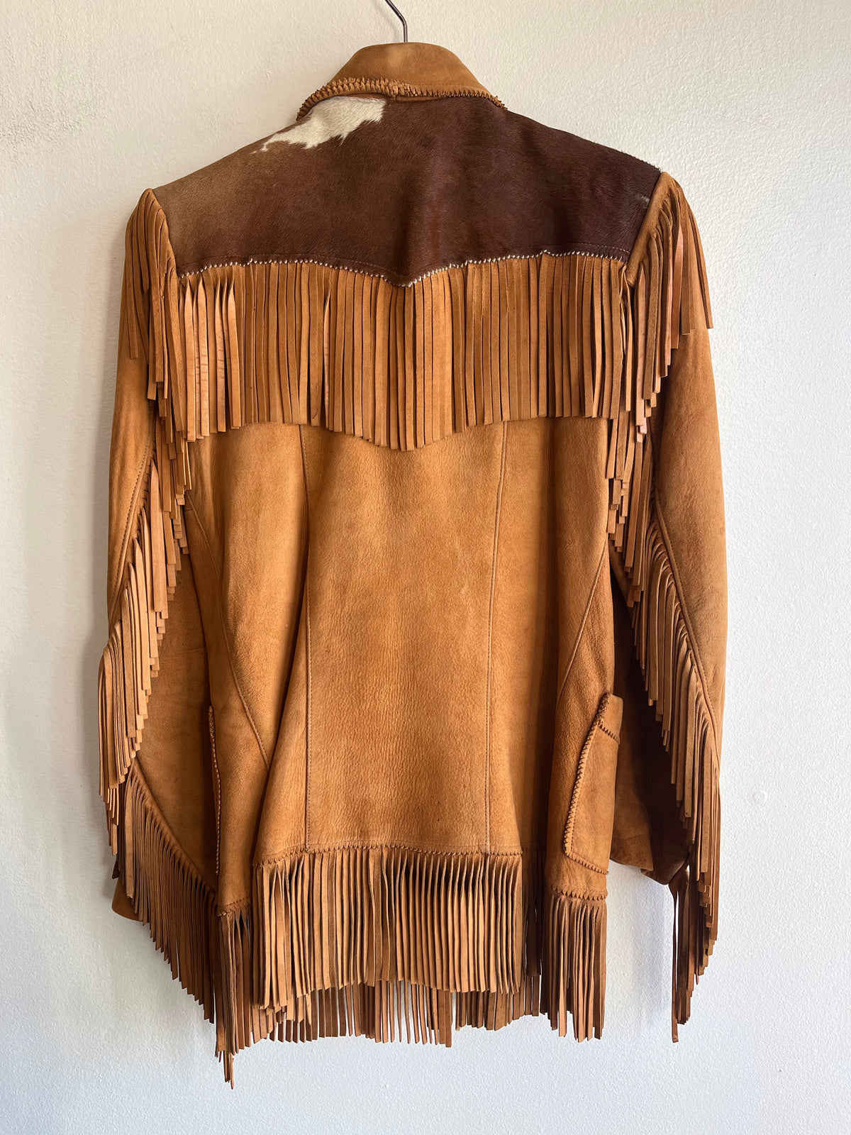 Vintage 1950’s Levi’s Shorthorn Suede and Cowhide Fringe Jacket