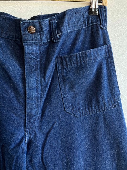 Vintage 1960/1970’s Navdungaree Cone Denim Bell-Bottom Naval Jeans