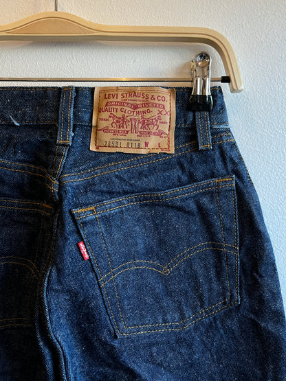 Vintage 1980’s One-Wash Levi’s 501 Denim Jeans - La Lovely Vintage 