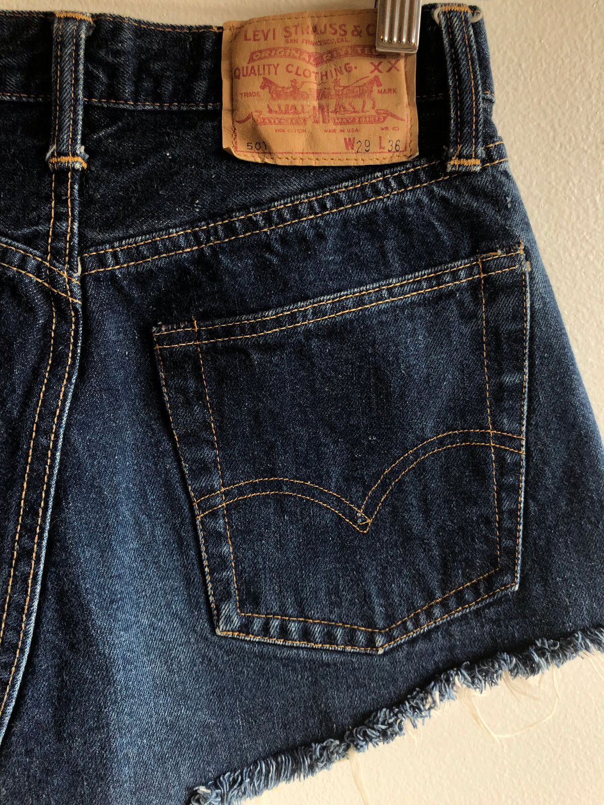 Vintage 1960’s Levi’s “Big E” Selvedge Denim Shorts - La Lovely Vintage 