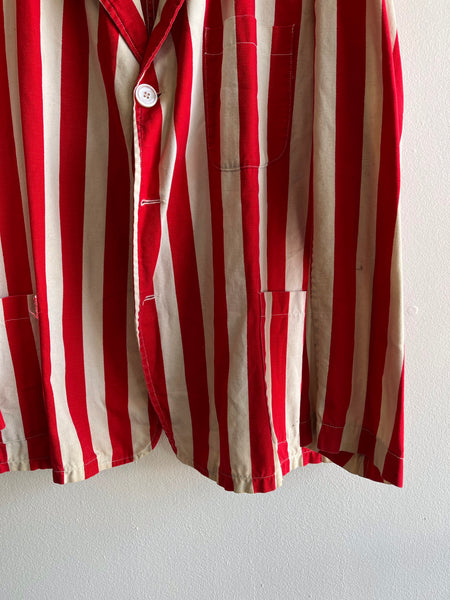 Vintage 1930’s Striped Cornell  Reunion Jacket