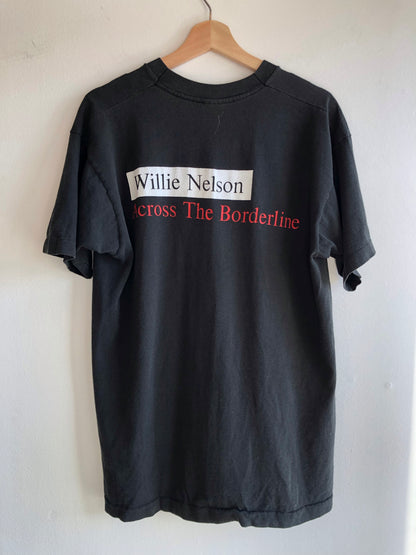 Vintage 1990’s Willie Nelson “Across The Borderline” Tour T-Shirt - La Lovely Vintage 