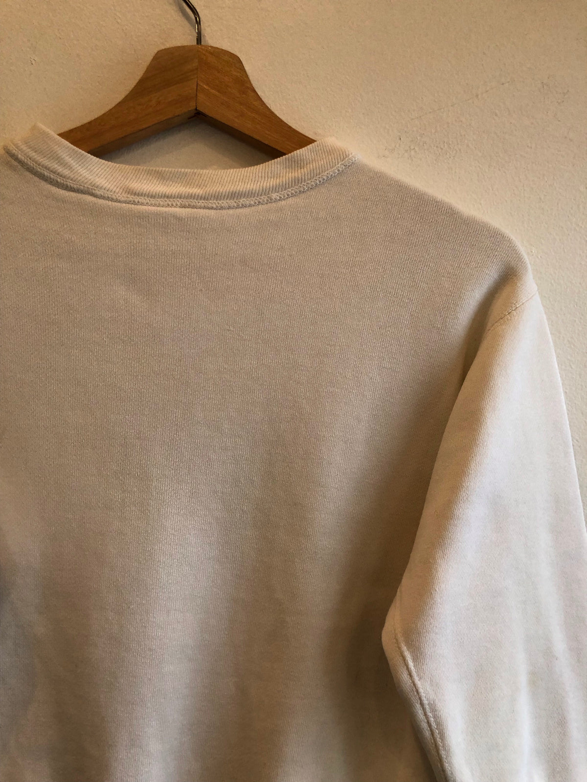 Vintage 1950’s Champion “Running Man” Zeta Tau Alpha Flock-Printed Sweatshirt - La Lovely Vintage 