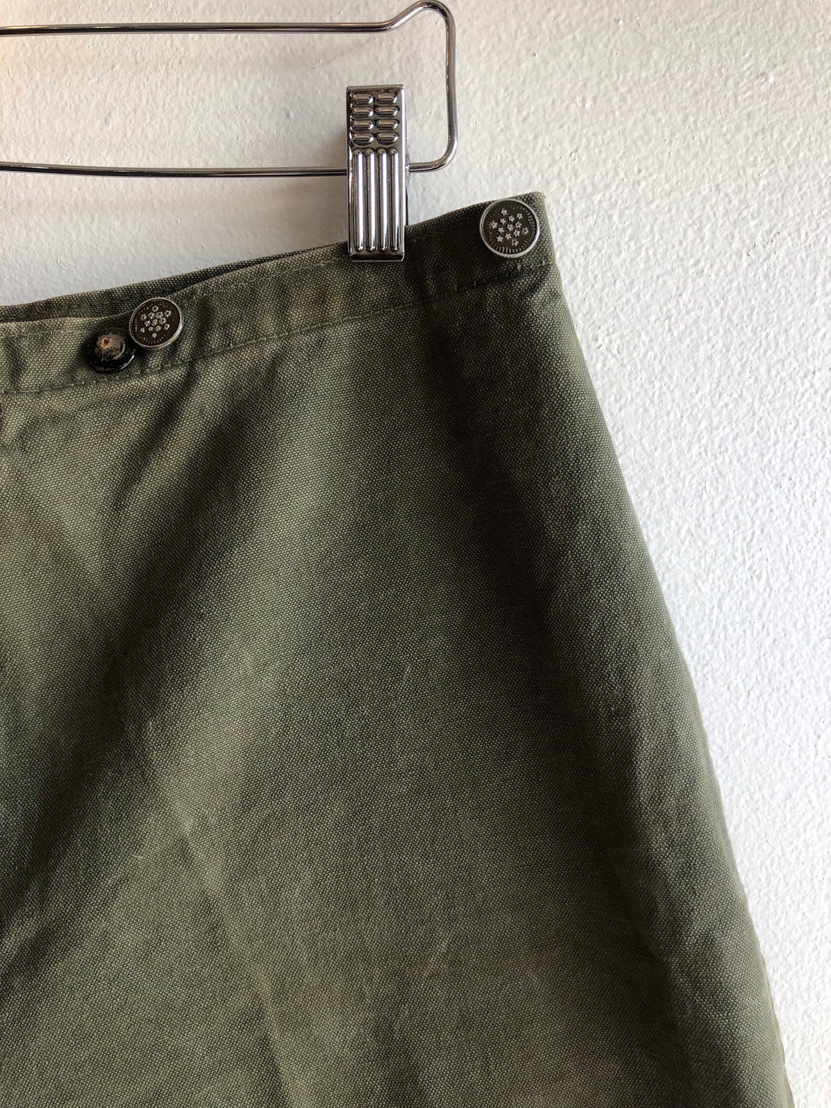 Vintage 1950’s Korean War Military Firefighter Hook-Clasp Pants - La Lovely Vintage 