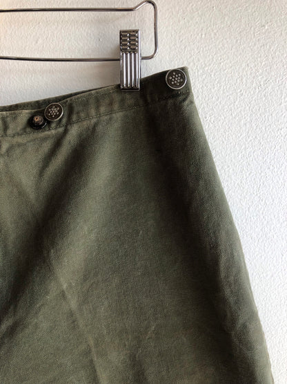 Vintage 1950’s Korean War Military Firefighter Hook-Clasp Pants - La Lovely Vintage 