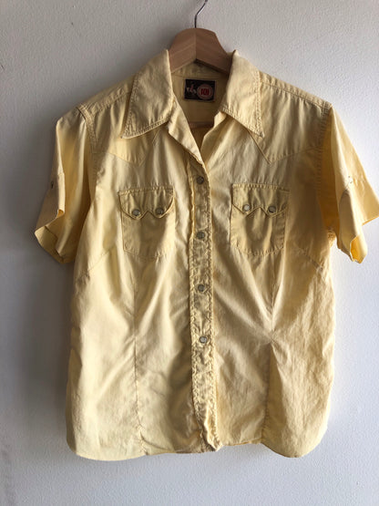 Vintage 1950’s Montgomery Ward 101 Saw-Tooth Pearl Snap Western Shirt - La Lovely Vintage 