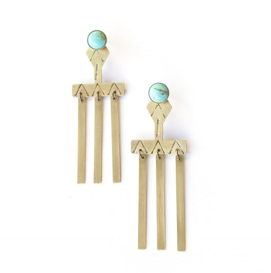 LUNASOL Designs - Sun Ray Earrings - La Lovely Vintage 